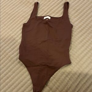 Babaton Chocolate Bodysuit